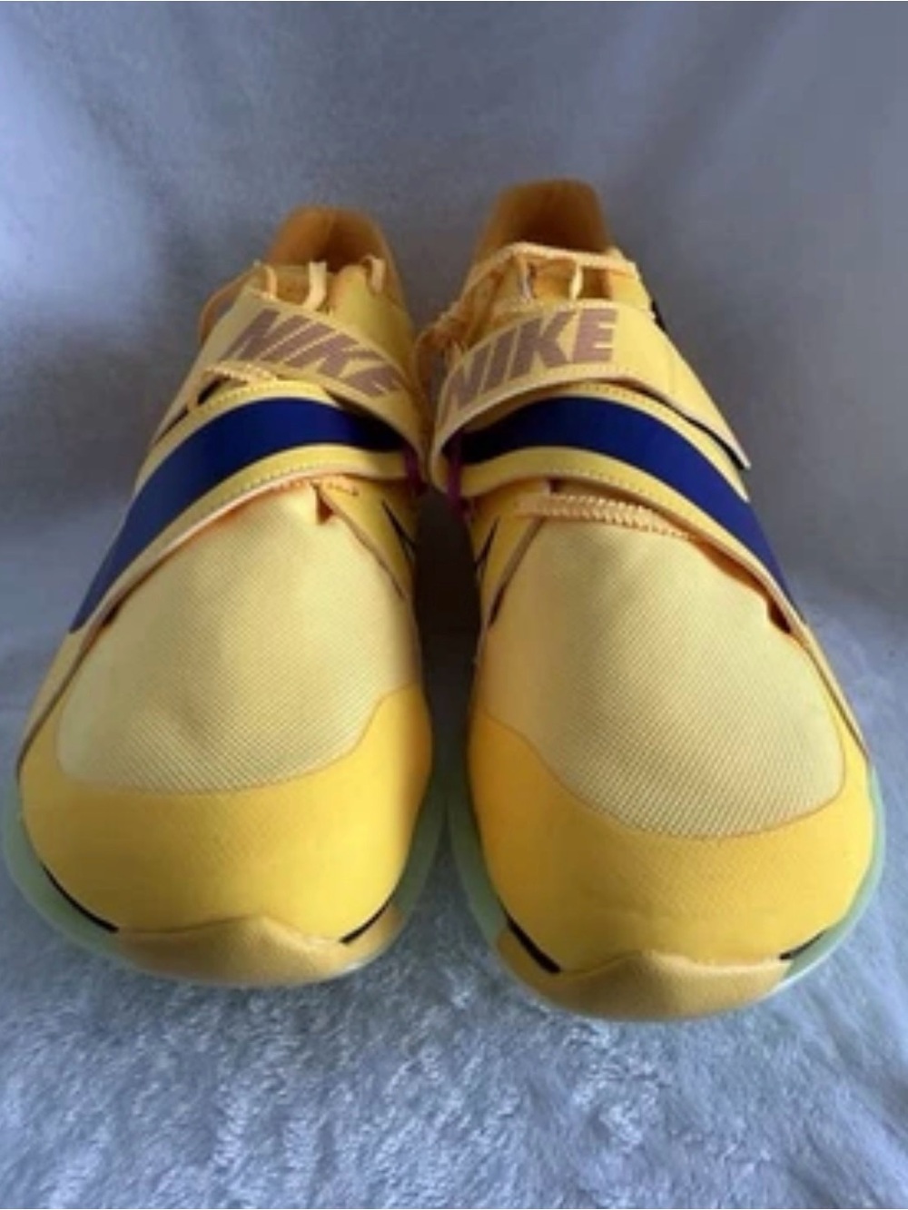 Nike Air Zoom Long Jump Elite Citron Pulse Indigo Burst Men’s Size 15 FZ9326-800